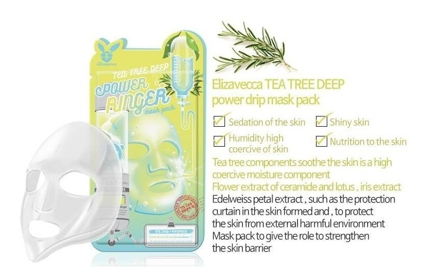 PACK MASQUE TEA TREE DEEP POWER RINGER