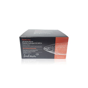 FARMSTAY SALMON ROE & PEPTIDE HYDROGEL EYE PATCH