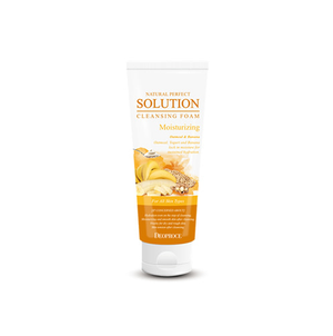 DEOPROCE NATURAL PERFECT SOLUTION CLEANSING FOAM OATMEAL & BANANA 170g