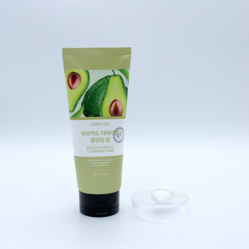 LEBELAGE AVOCADO REVITAL CLEANSING FOAM