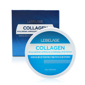LEBELAGE COLLAGEN HYALURONIC AMPOULE HYDROGEL EYE PATCH
