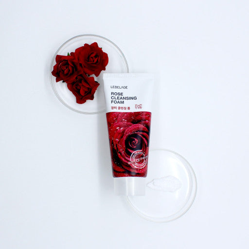 LEBELAGE CLEANSING FOAM 100ml - ROSE