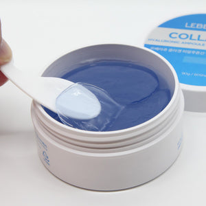 LEBELAGE COLLAGEN HYALURONIC AMPOULE HYDROGEL EYE PATCH