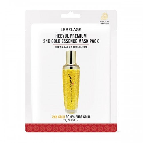 LEBELAGE HEEYUL PREMIUM 24K GOLD ESSENCE MASK PACK