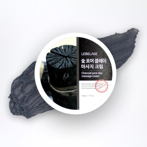 LEBELAGE CHARCOAL PORE CLAY MASSAGE CREAM