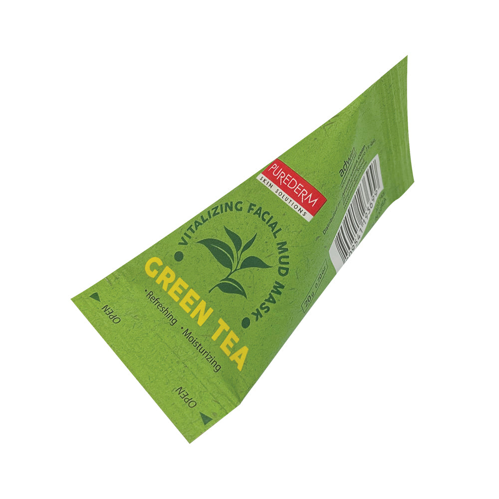 PUREDERM Green Tea Vitalizing Facial Mud Mask