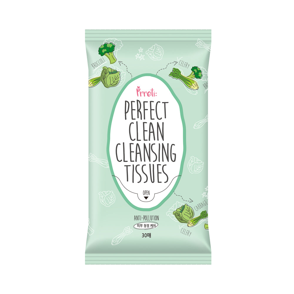 PRRETI Perfect Clean Daily Cleansing Tissues 30sheet