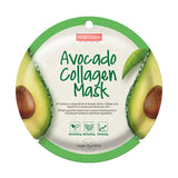 PUREDERM Avocado Collagen Circle Mask (12 Blätter)