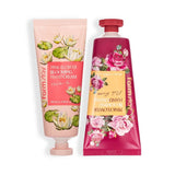 FARMSTAY PINK FLOWER BLOOMING HAND CREAM 2SET (Nénuphar, ROSE ROSE)