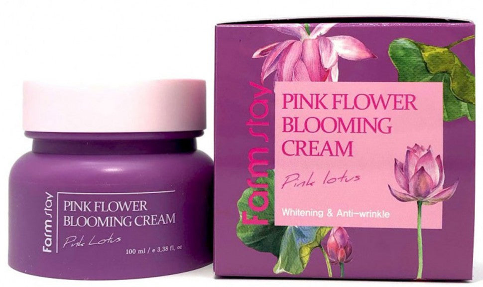 FARMSTAY PINK FLOWER BLOOMING CREAM PINK LOTES