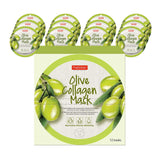PUREDERM Olive Collagen Circle Mask(12sheets)