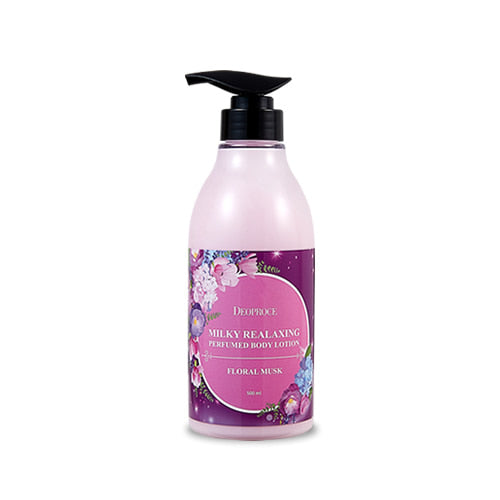 DEOPROCE MILKY RELAXING BODY LOTION FLORAL MUSK 500ml 