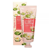 FARMSTAY PINK FLOWER BLOOMING HAND CREAM WATER LILY