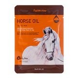 FARMSTAY VISIBLE DIFFERENCE HORSE OIL MASK PACK