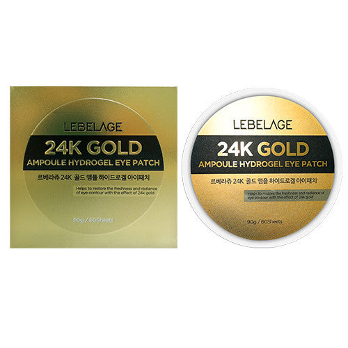 LEBELAGE 24K GOLD AMPOULE HYDROGEL EYE PATCH