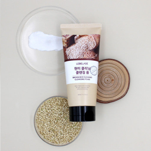 LEBELAGE BROWN RICE CLEANING CLEANSING FOAM 